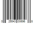 Barcode Image for UPC code 025543006968