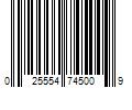 Barcode Image for UPC code 025554745009