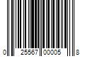 Barcode Image for UPC code 025567000058