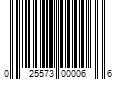 Barcode Image for UPC code 025573000066