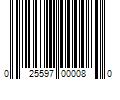 Barcode Image for UPC code 025597000080