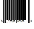 Barcode Image for UPC code 025599000095