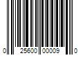 Barcode Image for UPC code 025600000090