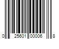 Barcode Image for UPC code 025601000068