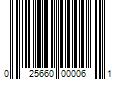 Barcode Image for UPC code 025660000061