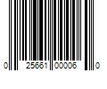 Barcode Image for UPC code 025661000060