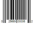 Barcode Image for UPC code 025669000062