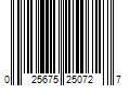 Barcode Image for UPC code 025675250727