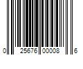 Barcode Image for UPC code 025676000086