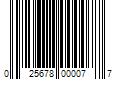 Barcode Image for UPC code 025678000077