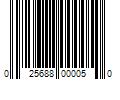 Barcode Image for UPC code 025688000050