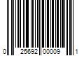 Barcode Image for UPC code 025692000091