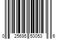 Barcode Image for UPC code 025695500536