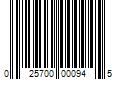 Barcode Image for UPC code 025700000945