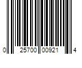 Barcode Image for UPC code 025700009214