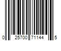 Barcode Image for UPC code 025700711445