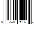 Barcode Image for UPC code 025700711964