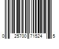 Barcode Image for UPC code 025700715245