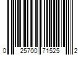 Barcode Image for UPC code 025700715252