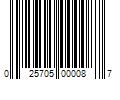 Barcode Image for UPC code 025705000087