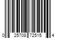 Barcode Image for UPC code 025708725154