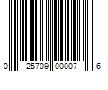 Barcode Image for UPC code 025709000076