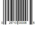 Barcode Image for UPC code 025710000065