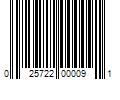 Barcode Image for UPC code 025722000091