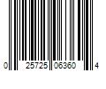 Barcode Image for UPC code 025725063604