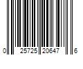 Barcode Image for UPC code 025725206476