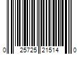 Barcode Image for UPC code 025725215140