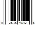 Barcode Image for UPC code 025725400126