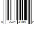 Barcode Image for UPC code 025725400492