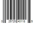 Barcode Image for UPC code 025725401185