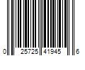 Barcode Image for UPC code 025725419456