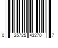 Barcode Image for UPC code 025725432707