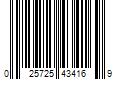 Barcode Image for UPC code 025725434169