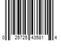 Barcode Image for UPC code 025725435814