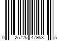 Barcode Image for UPC code 025725479535