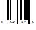 Barcode Image for UPC code 025725498925