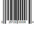 Barcode Image for UPC code 025728000064