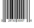 Barcode Image for UPC code 025730000076