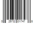 Barcode Image for UPC code 025732017478