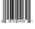 Barcode Image for UPC code 025732040391