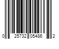 Barcode Image for UPC code 025732054862