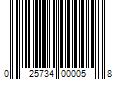 Barcode Image for UPC code 025734000058