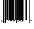 Barcode Image for UPC code 025735000217. Product Name: 