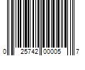 Barcode Image for UPC code 025742000057