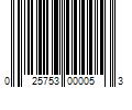 Barcode Image for UPC code 025753000053