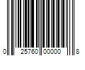 Barcode Image for UPC code 025760000008